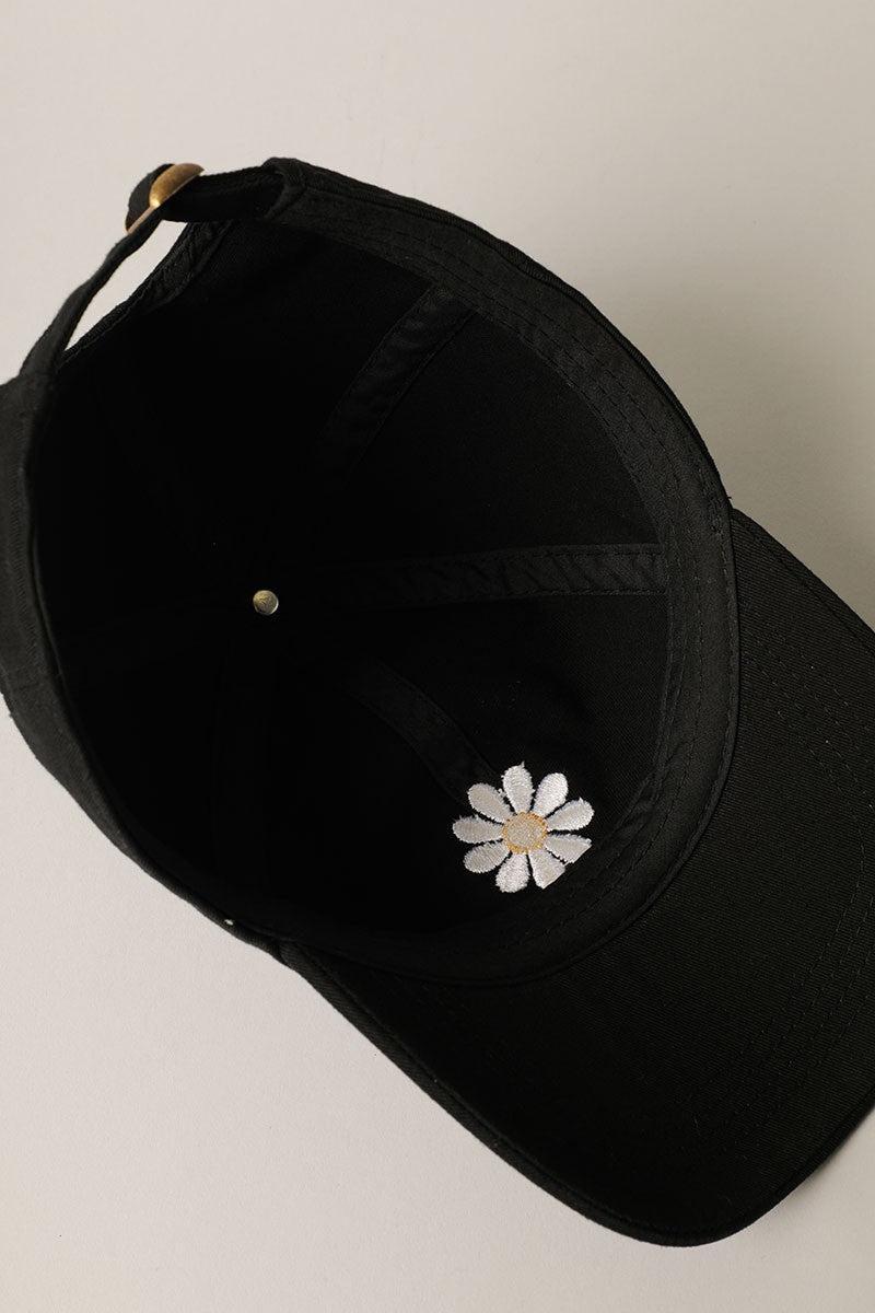 Daisy Embroidery Baseball Cap Product Image