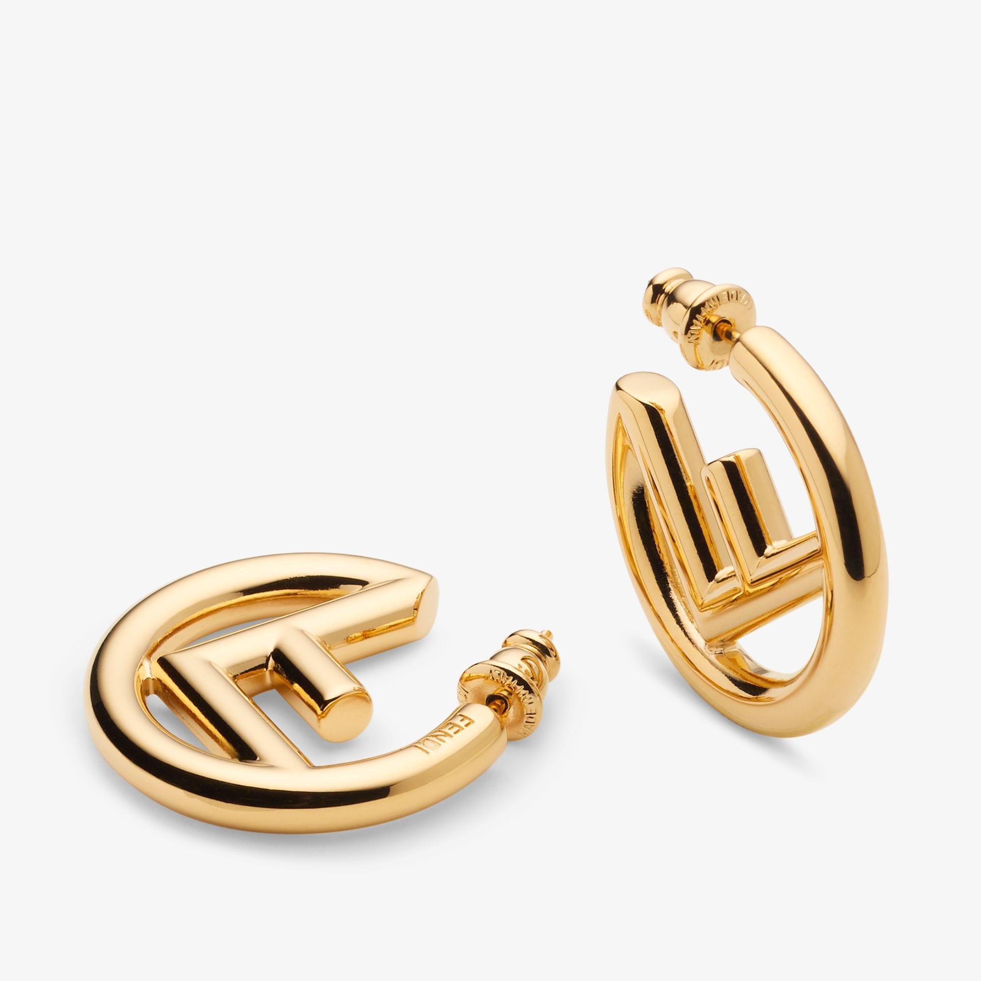 F Is Fendi EarringsGold-colored earrings Product Image