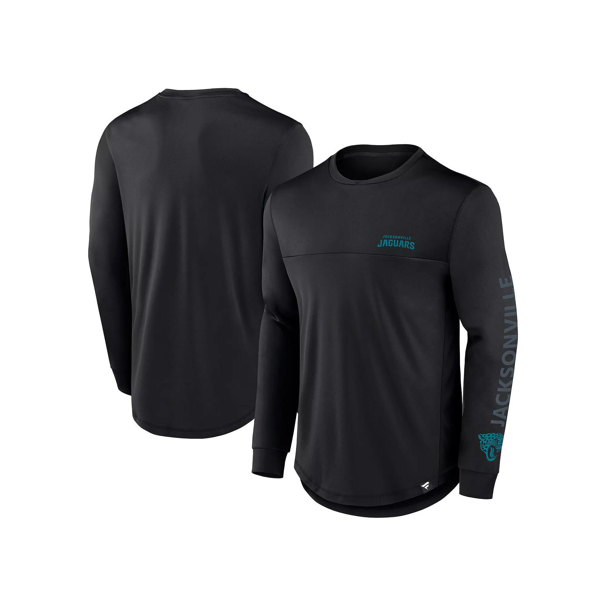 Men's Fanatics Black Jacksonville Jaguars Blackout Long Sleeve T-Shirt,  Product Image