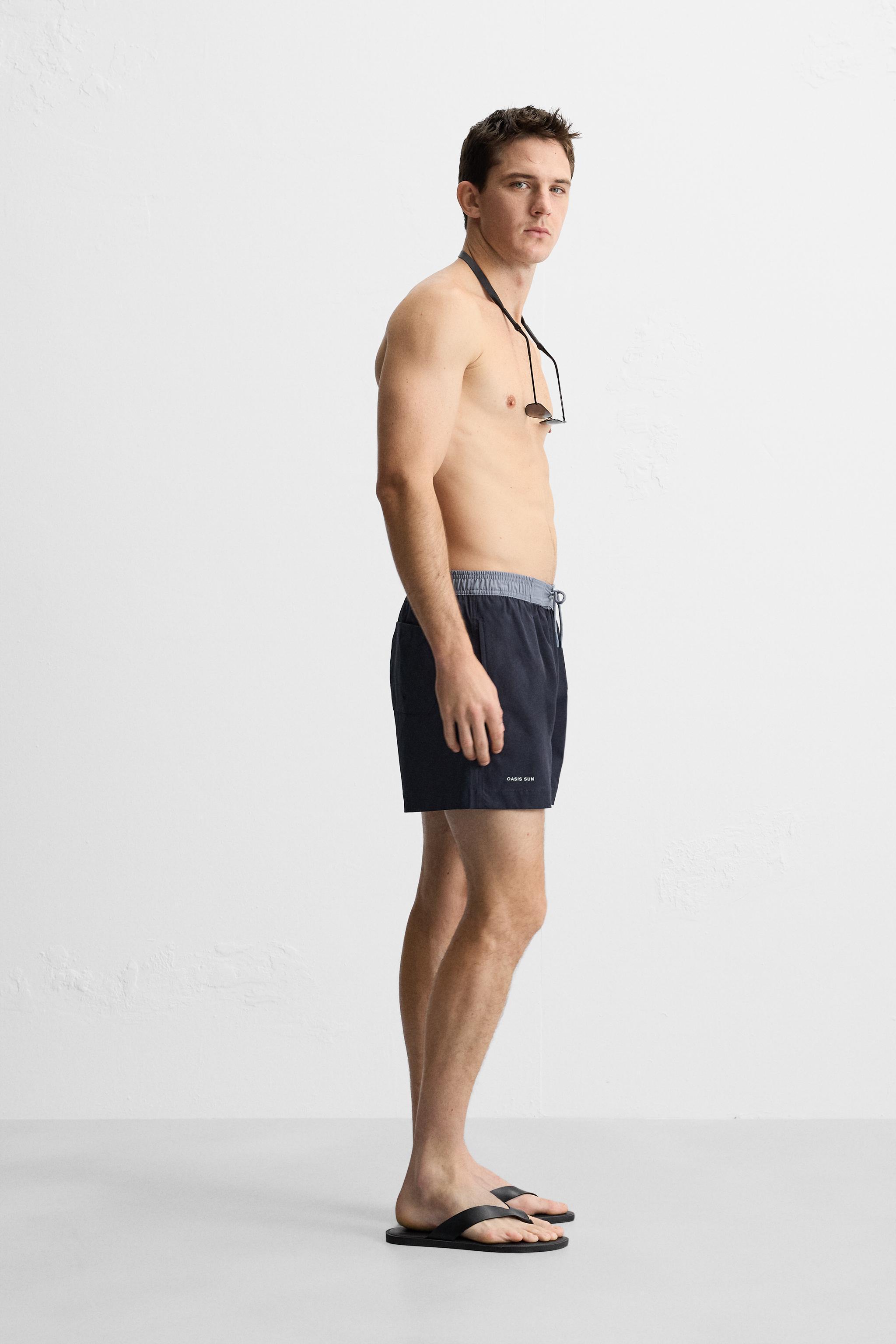 CONTRAST REGULAR SWIMSUIT Product Image