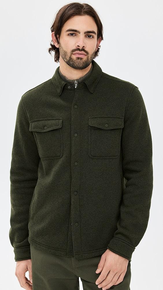 Rhone Fleece Shacket | Shopbop Product Image