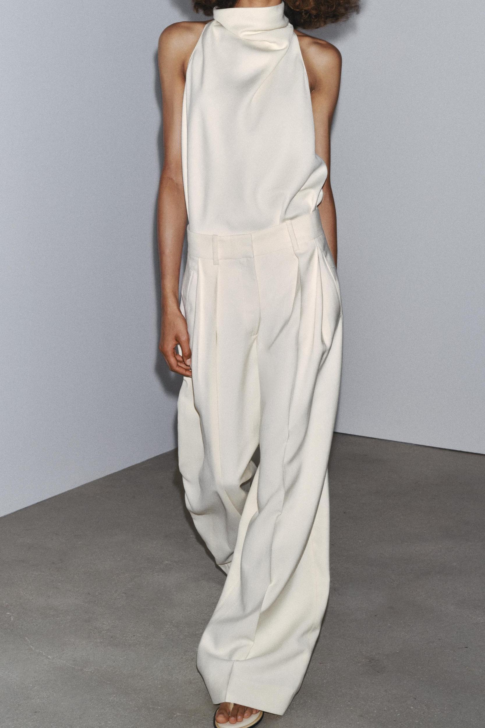 ZW COLLECTION FLOWY PLEATED PANTS Product Image