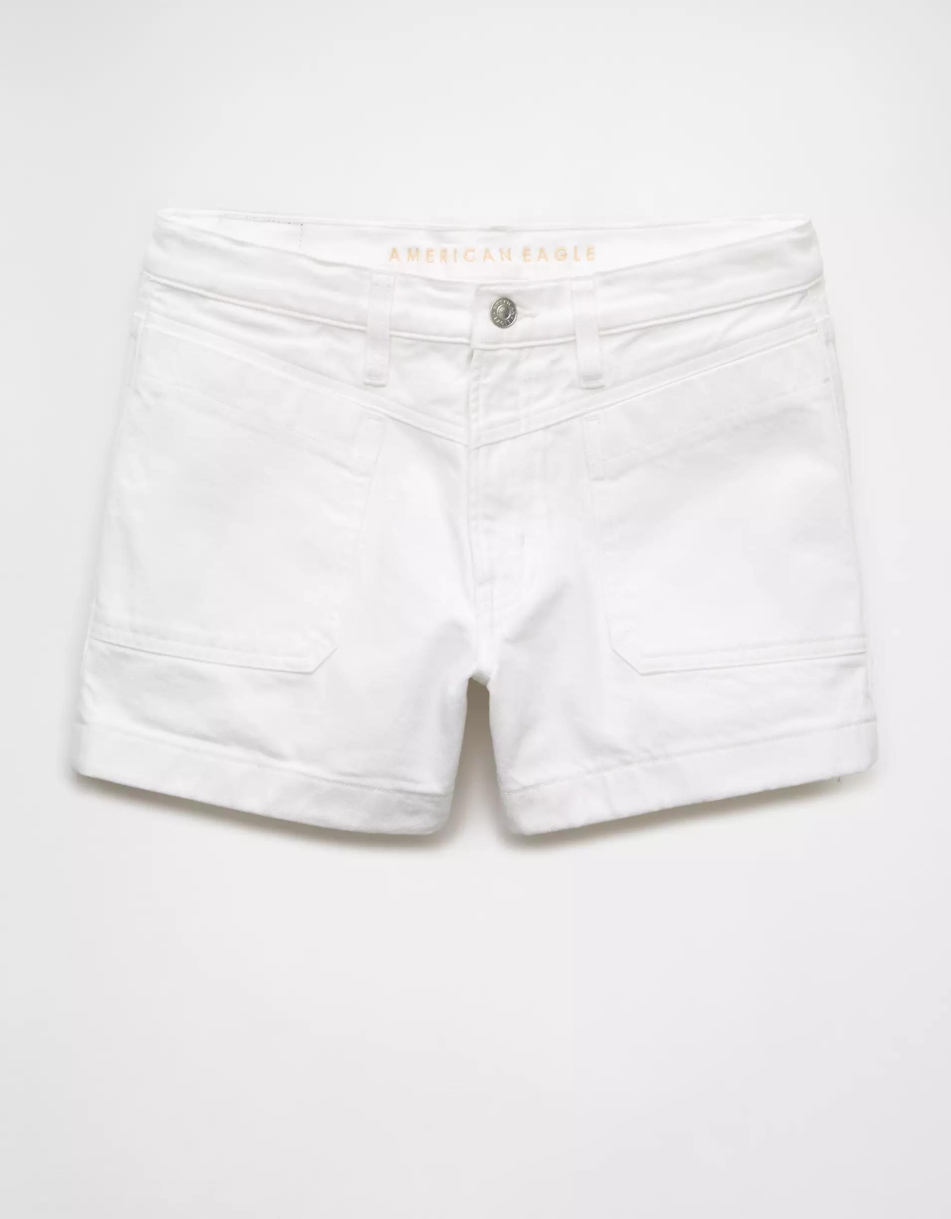 AE Strigid Super High-Waisted Relaxed Denim Short Product Image
