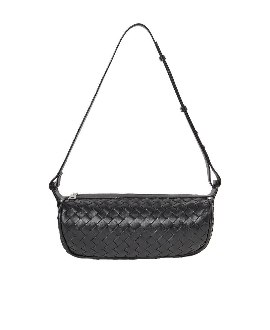 BOTTEGA VENETA Knitted Cross-body Bag In Black Product Image