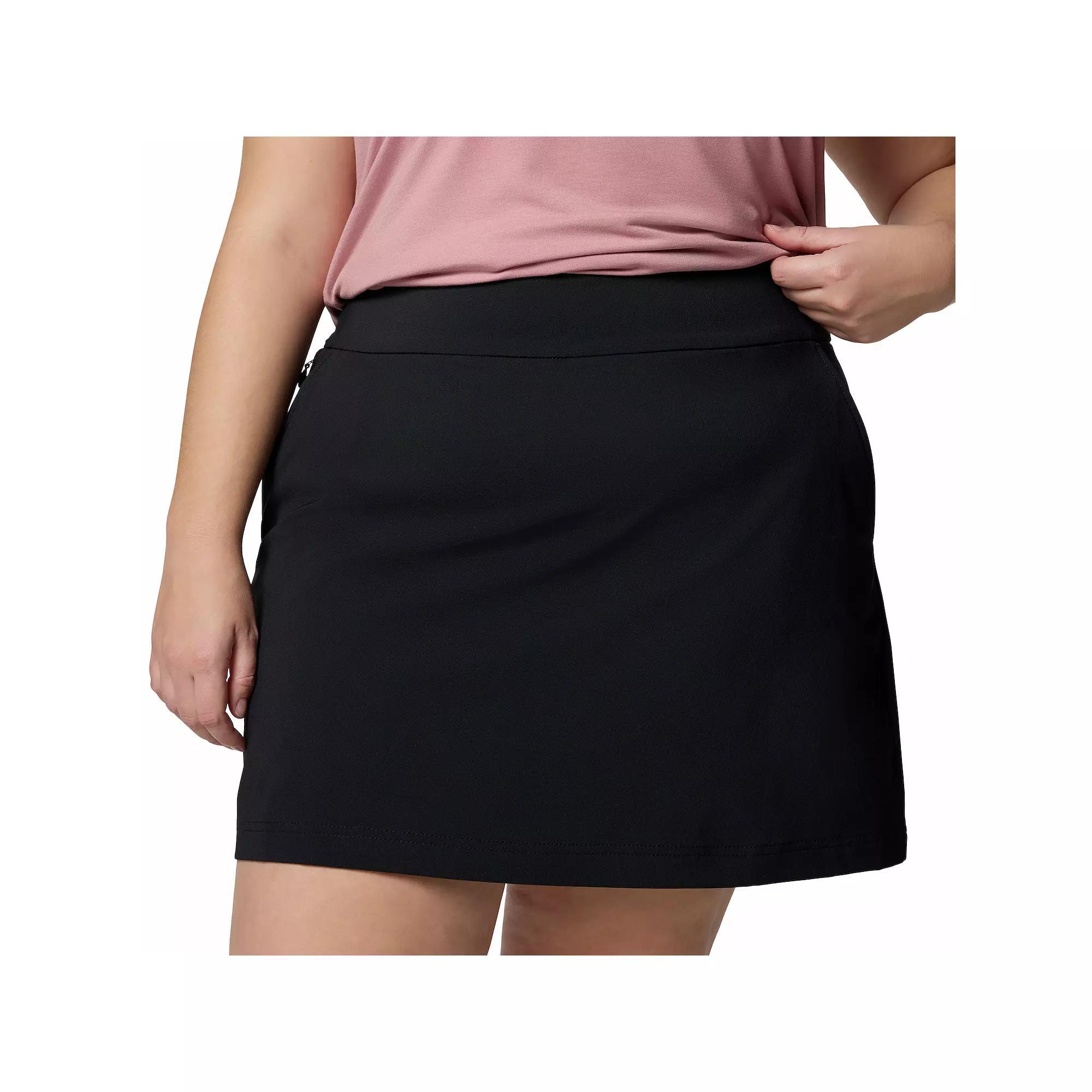 Plus Size Columbia All Seasons Skort, Women's, Size: 2XL, Black Product Image