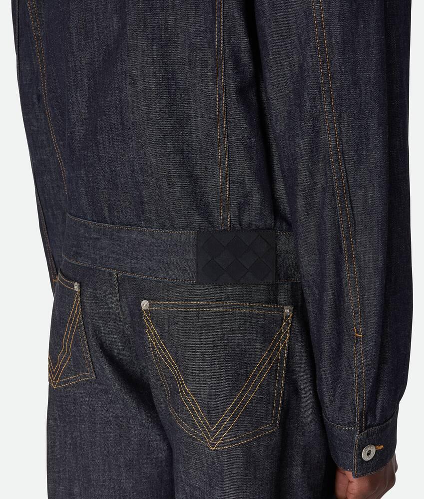 Men's Indigo Denim Jacket in Indigo Product Image