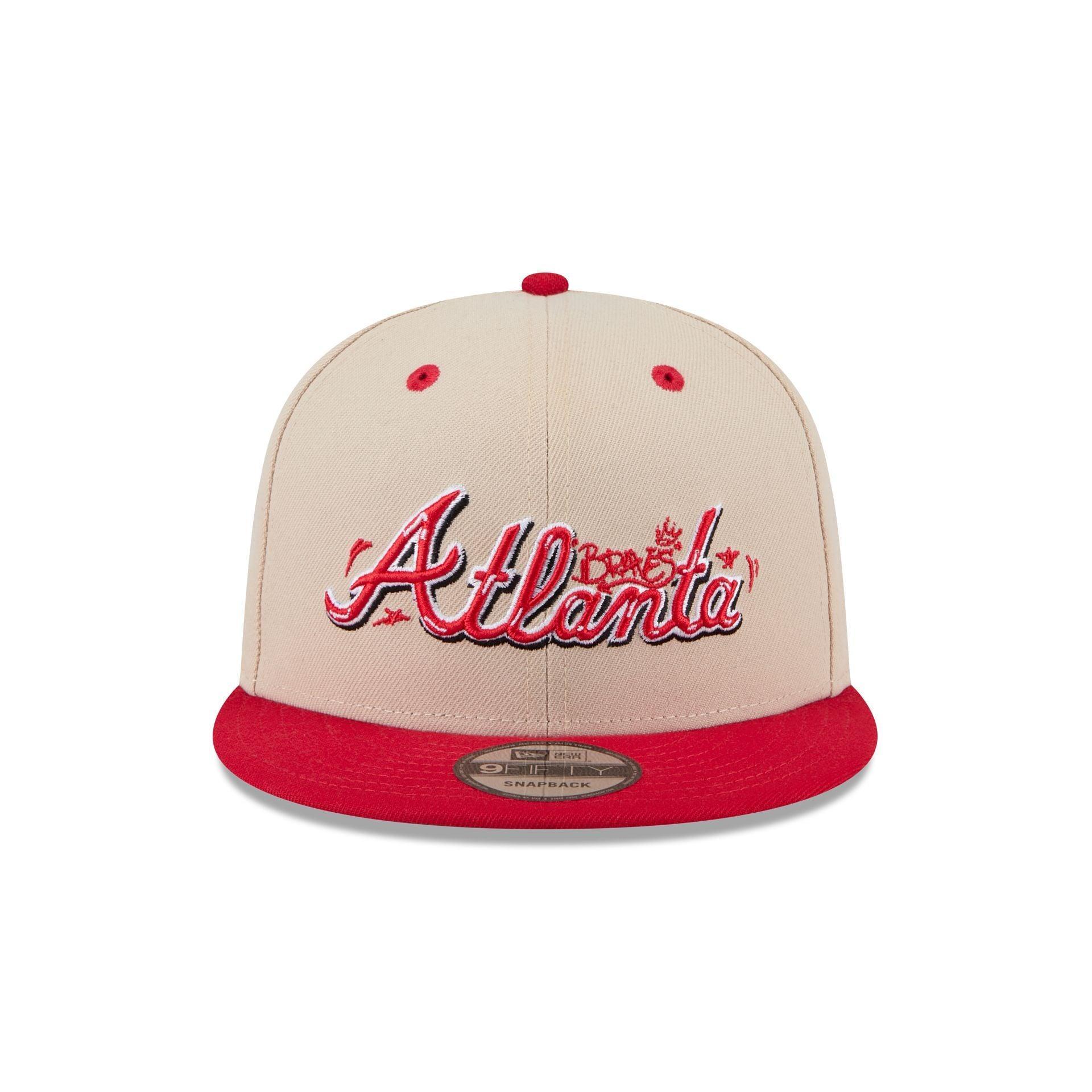 Atlanta Braves Team Art 9FIFTY Snapback Hat Male Product Image