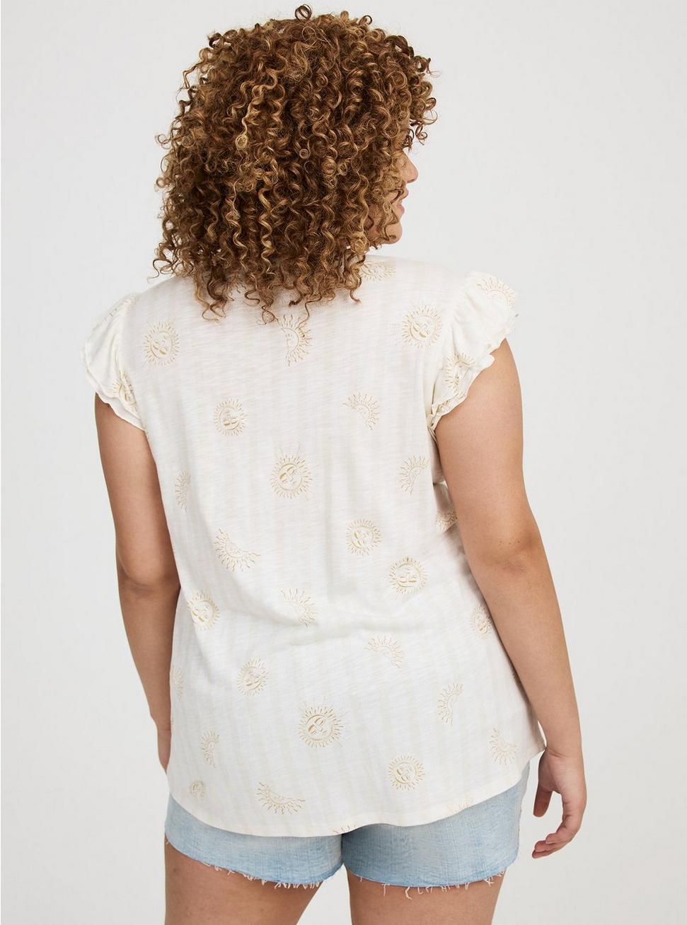 Double Flutter Sleeve Tee Product Image