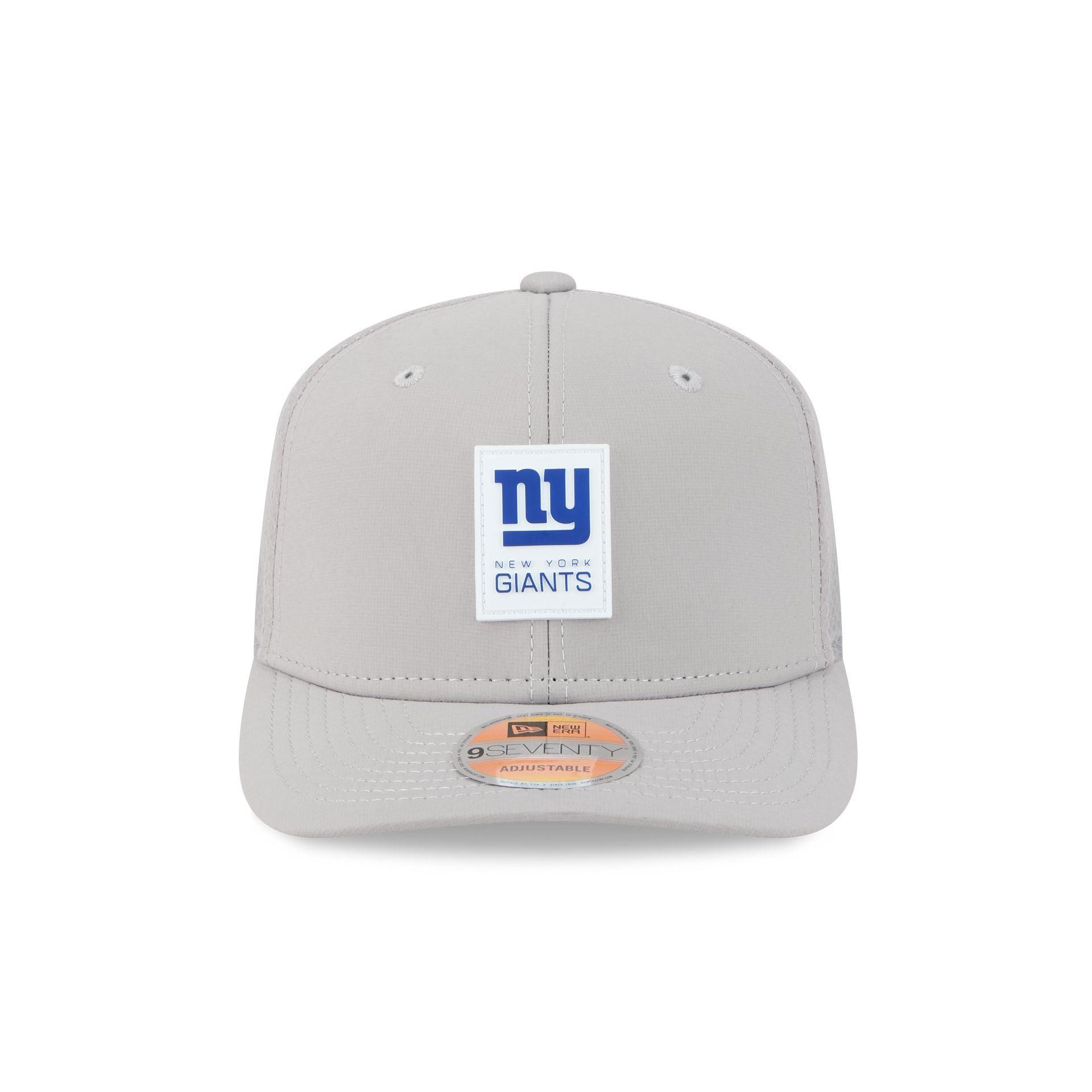New York Giants 2025 Sideline Hot Weather Gray 9SEVENTY Trucker Hat Male Product Image