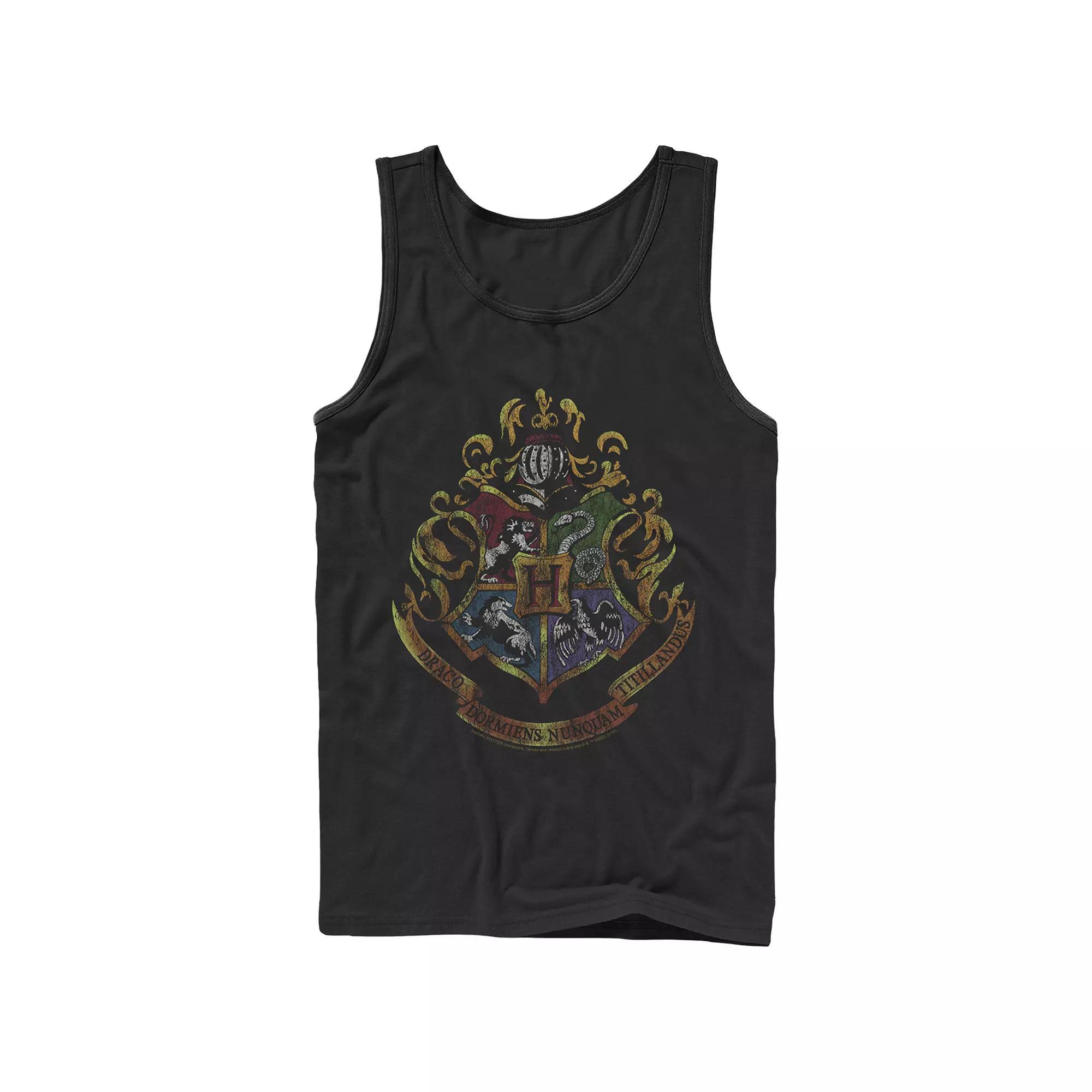 Men's Harry Potter Hogwarts Crest Graphic Tank Top,  Product Image
