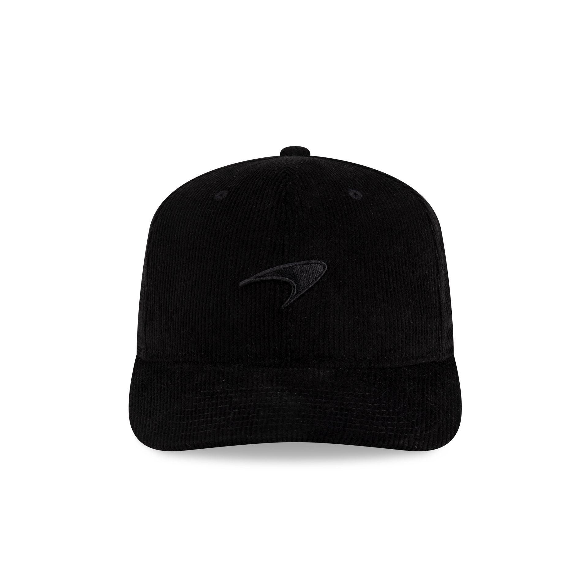 McLaren Formula 1 Team Black Cord 9FIFTY Pre-Curve Snapback Hat Male Product Image