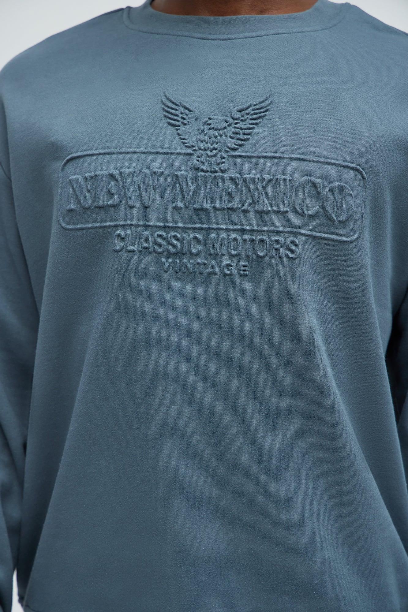 Classic Motors Crewneck Sweatshirt - Dusty Blue Product Image