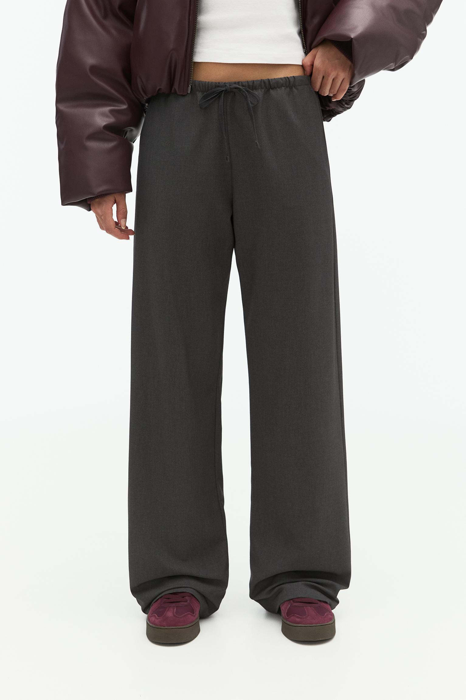 Flowing pants with elastic waistband Product Image