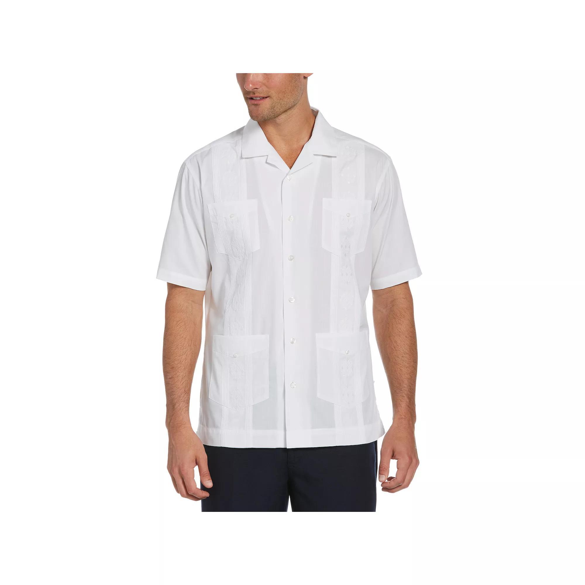 Men's Cubavera Guayabera Button-Down Shirt, Size: Medium, White Product Image