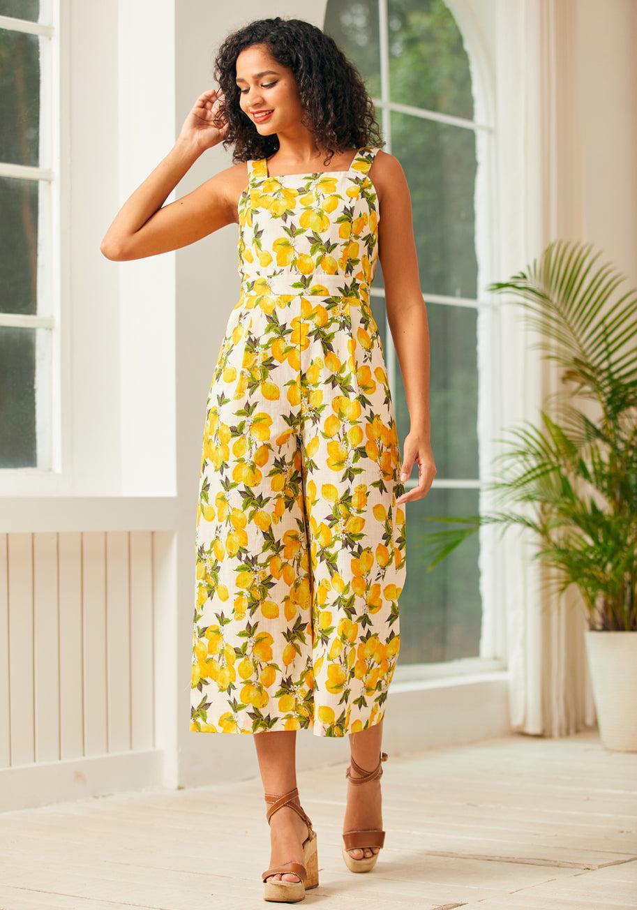 A Playful Bouquet Jumpsuit Product Image