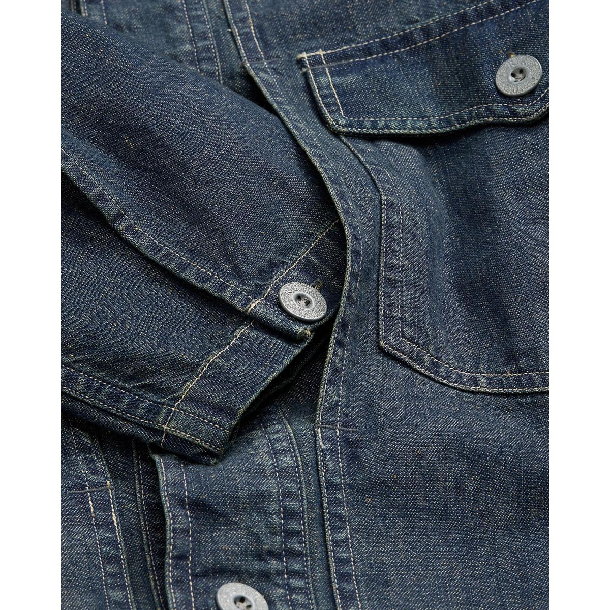 Indigo Denim Overshirt Dark Wash Product Image