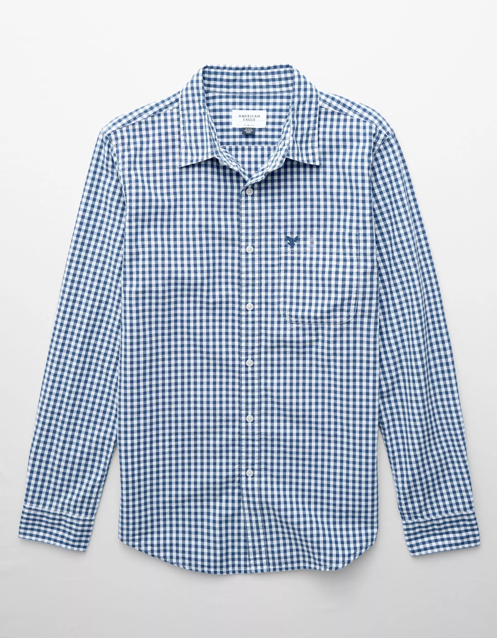 AE Everyday Slim Fit Button-Up Shirt Product Image
