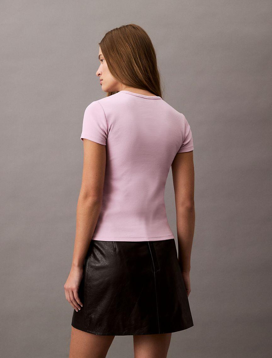 Cotton Contour Rib T-Shirt Product Image