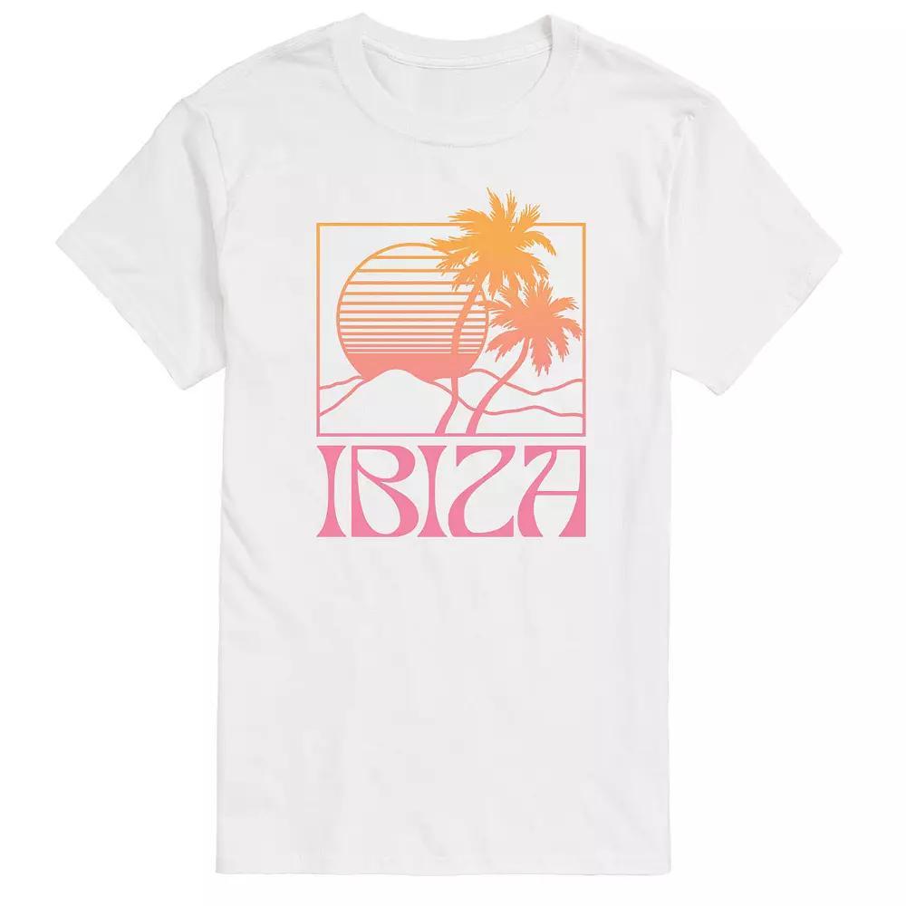 Men's Ibiza Sun Palms Graphic Tee,  Product Image