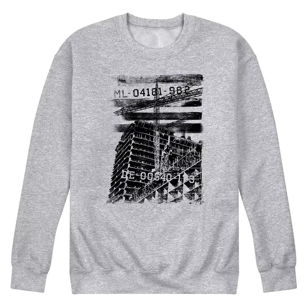 Men's American Made Fleece Sweatshirt, Size: XL, Grey Gray Product Image