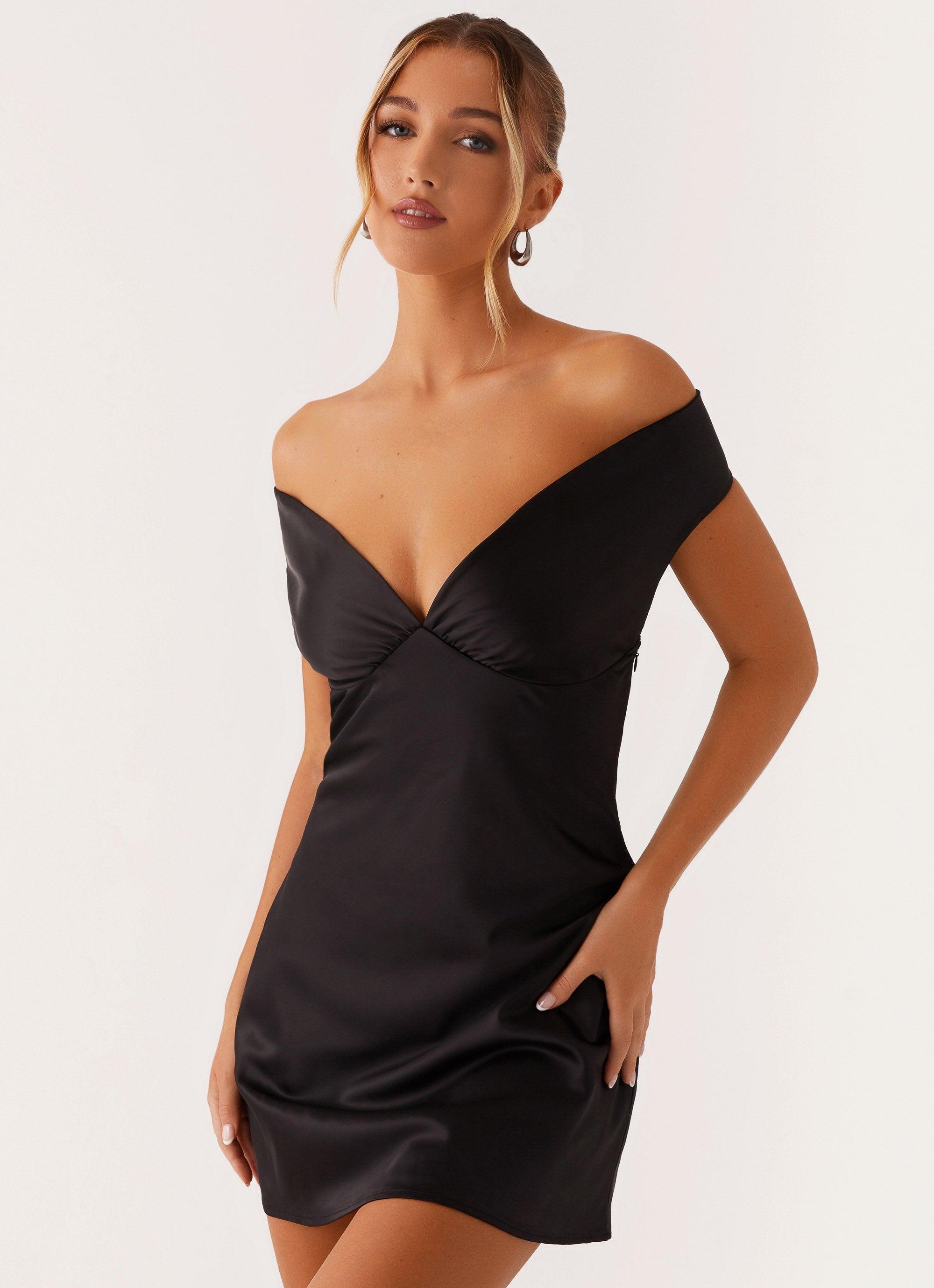 Jenner Mini Dress - Black Product Image