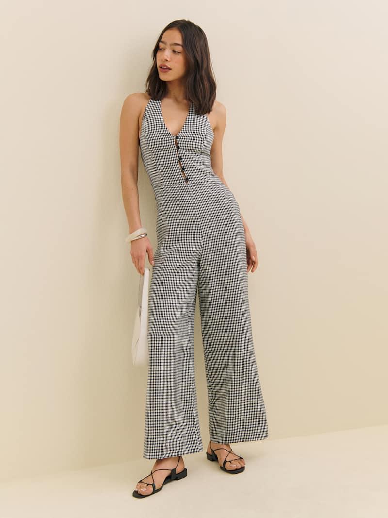 Sofia Linen Jumpsuit Product Image