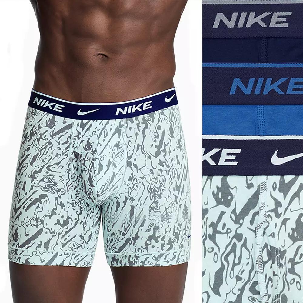 Mens Nike 3-Pack Dri-FIT Essential Cotton Stretch 6 Boxer Briefs Product Image