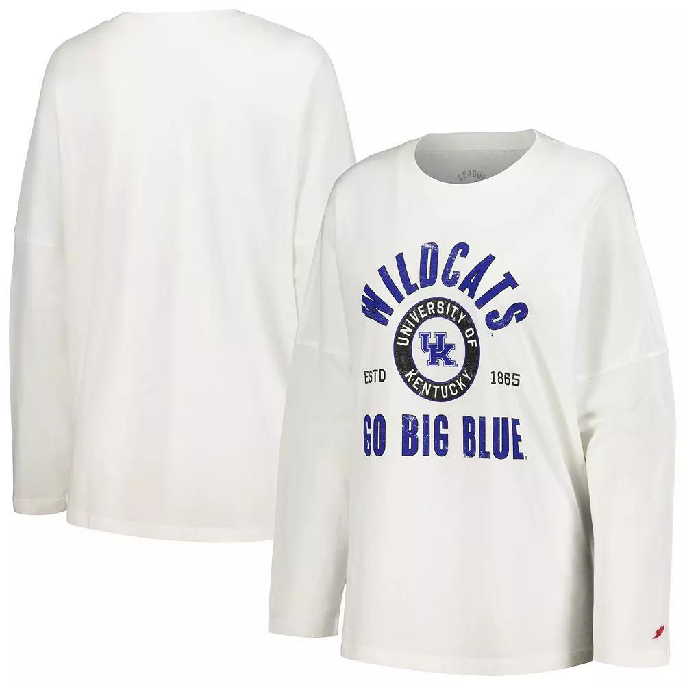 Women's League Collegiate Wear White Kentucky Wildcats Clothesline Over Product Image