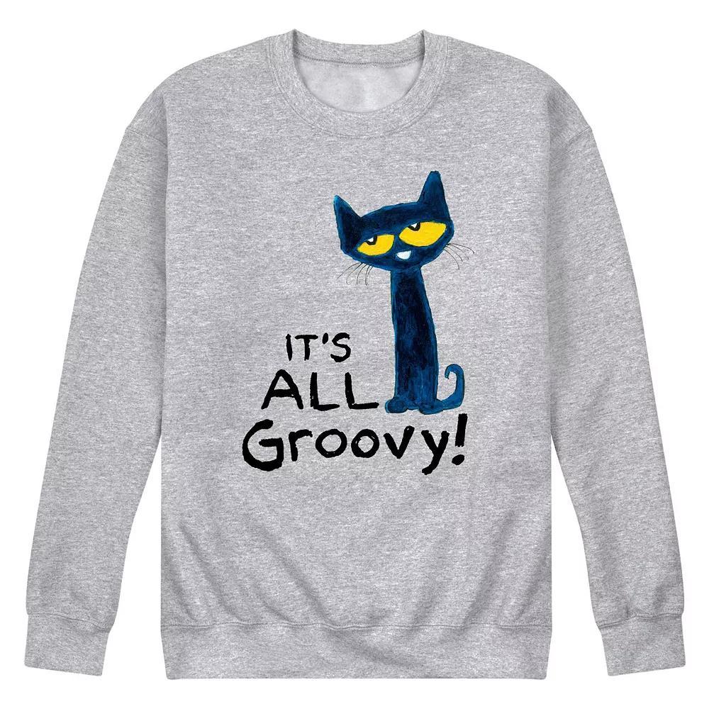 Men's Pete the Cat Its All Groovy Fleece Sweatshirt,  Product Image