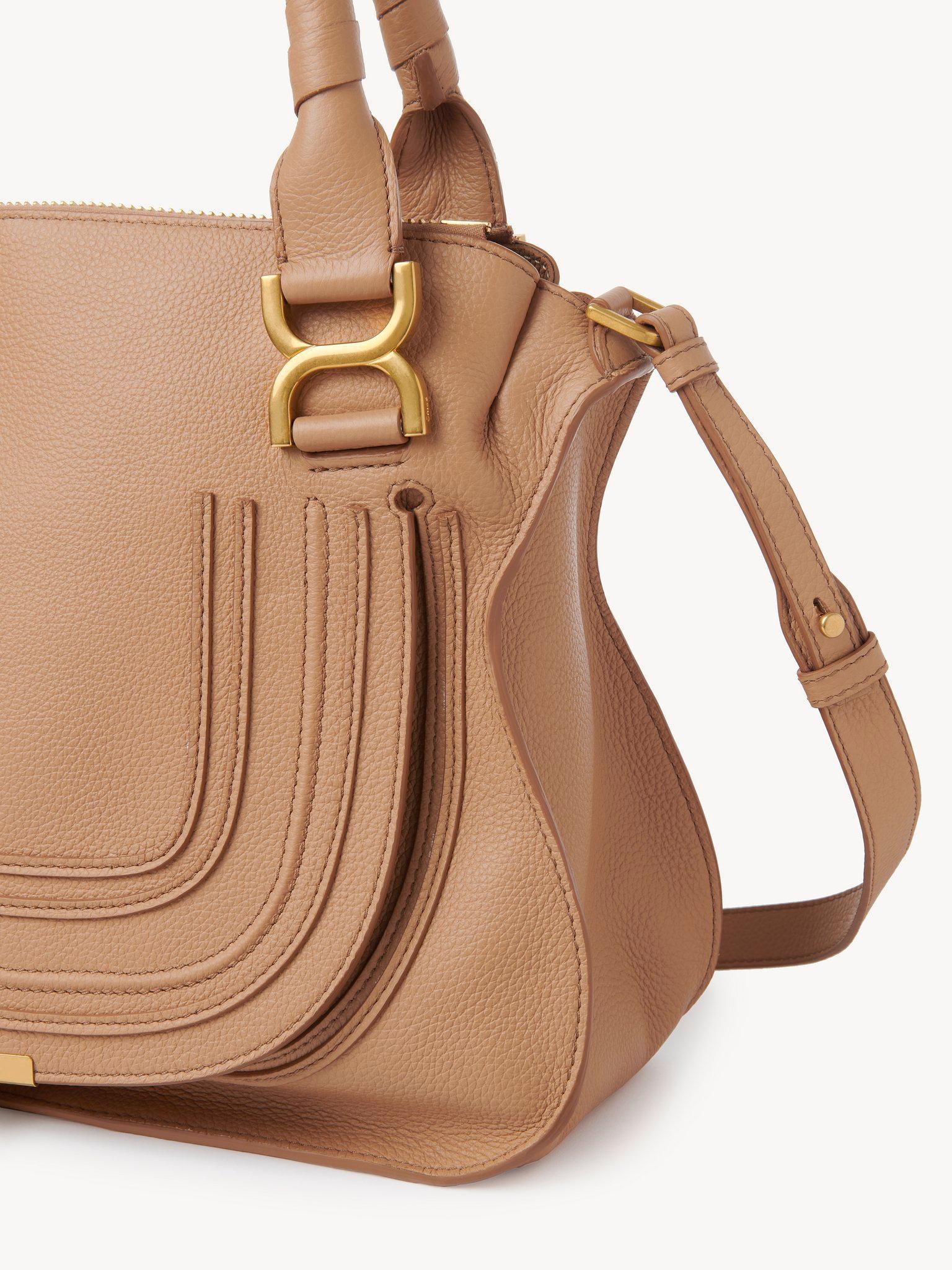 Small Marcie bag in grained leather Product Image