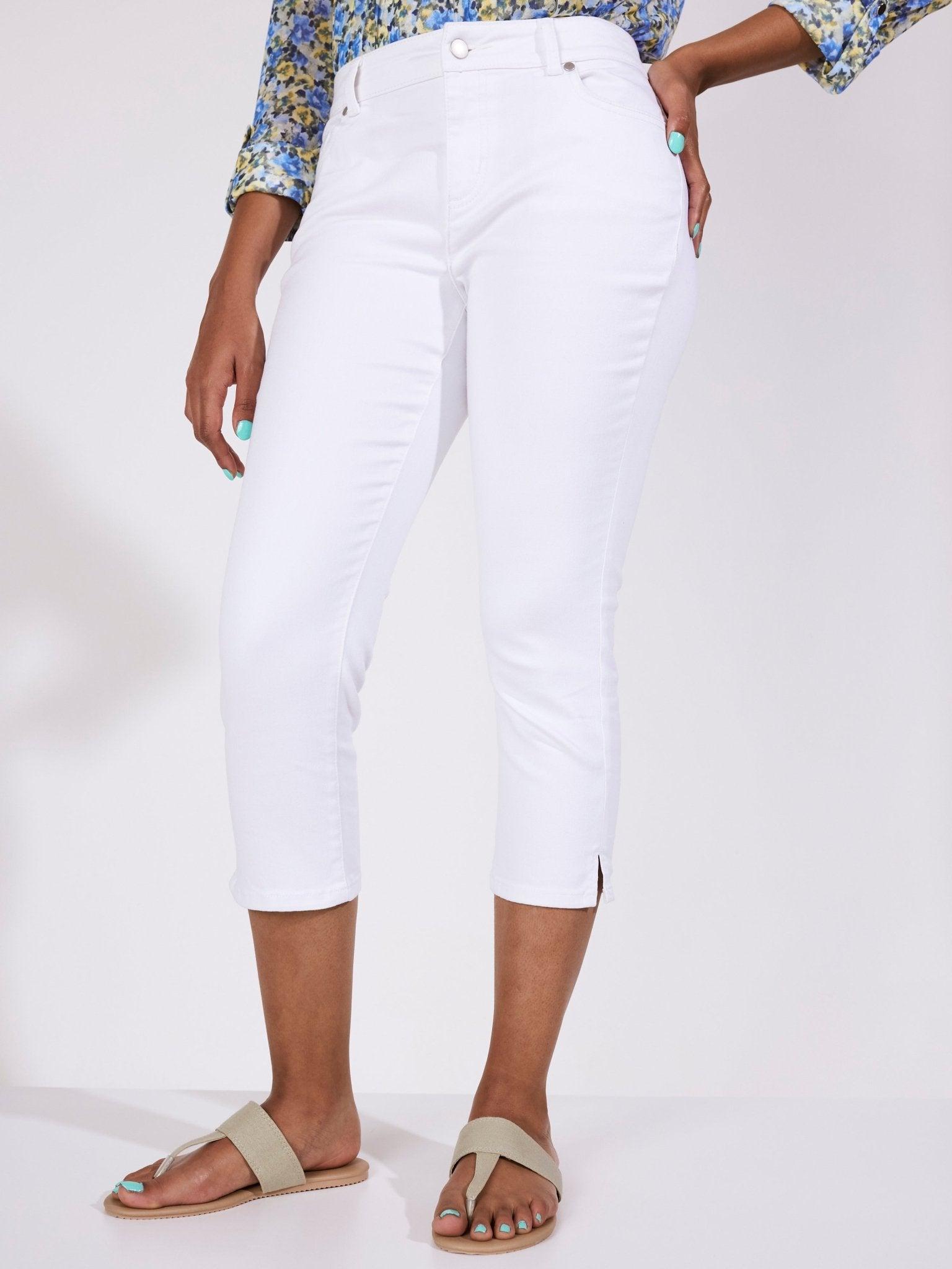 Signature Side Slit Capri Product Image