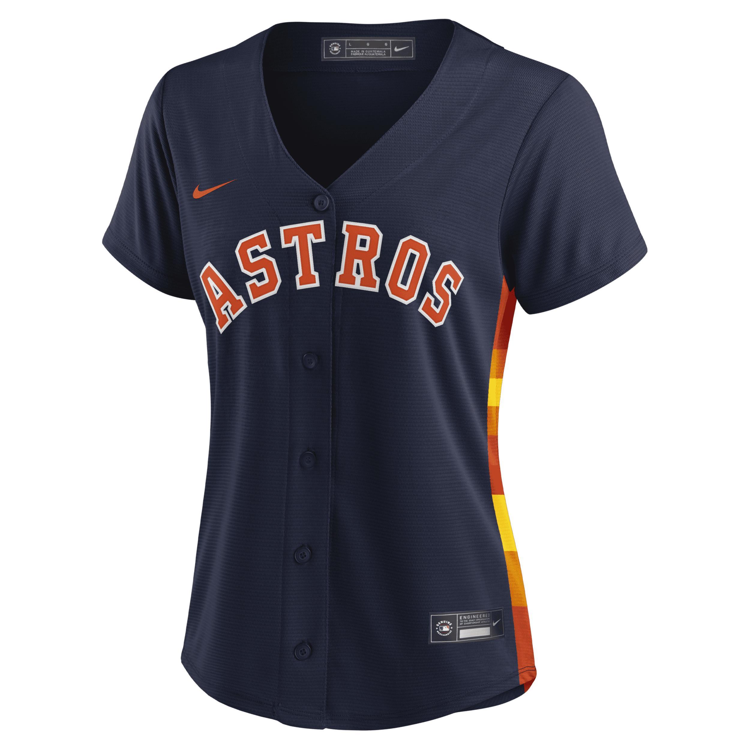 Nike Womens MLB Houston Astros (Jose Altuve) Replica Baseball Jersey | T773HUNUHU7-A27 Product Image