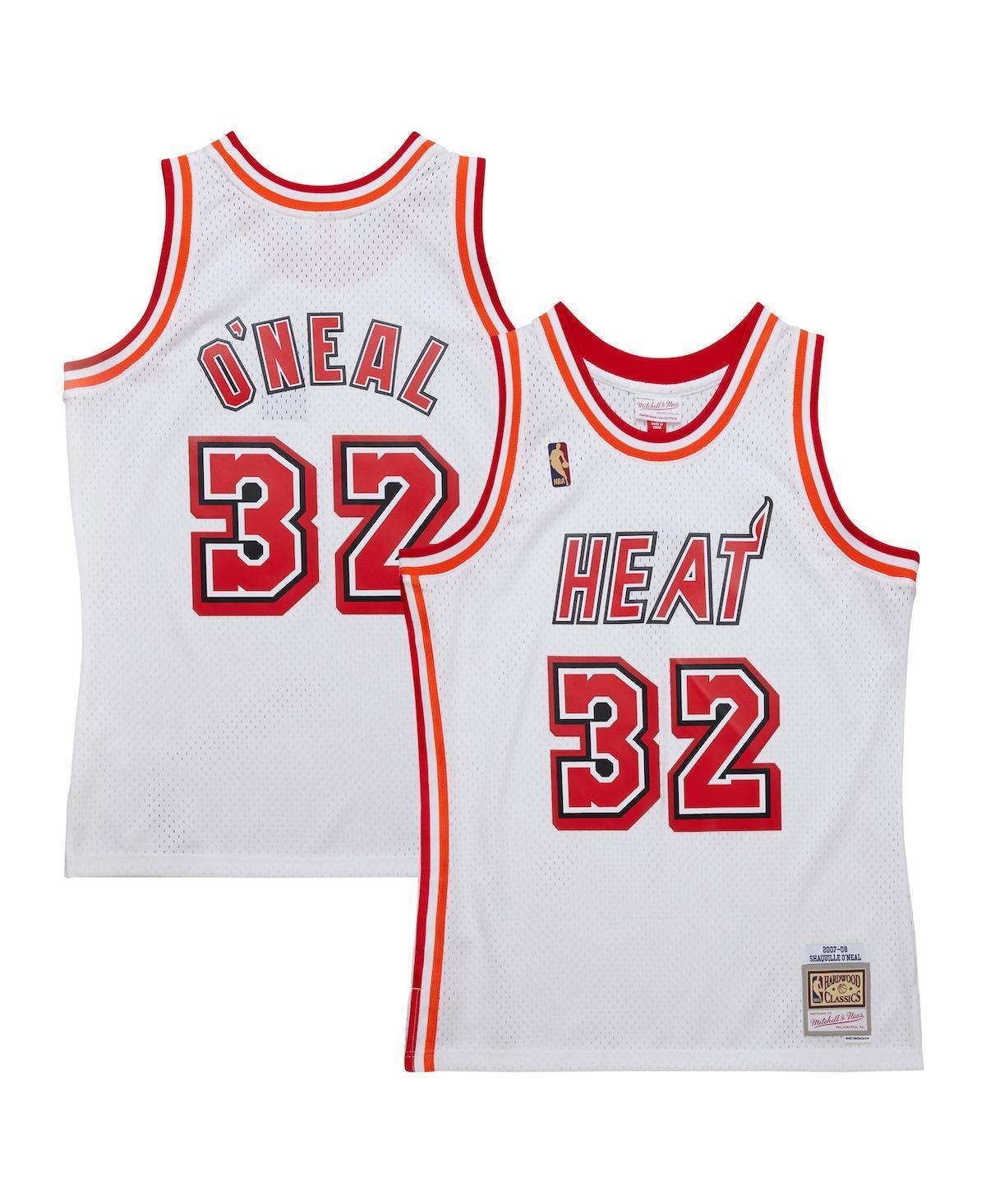 Mens Mitchell & Ness Shaquille ONeal Miami Heat 2007/08 Hardwood Classics Swingman Jersey Product Image