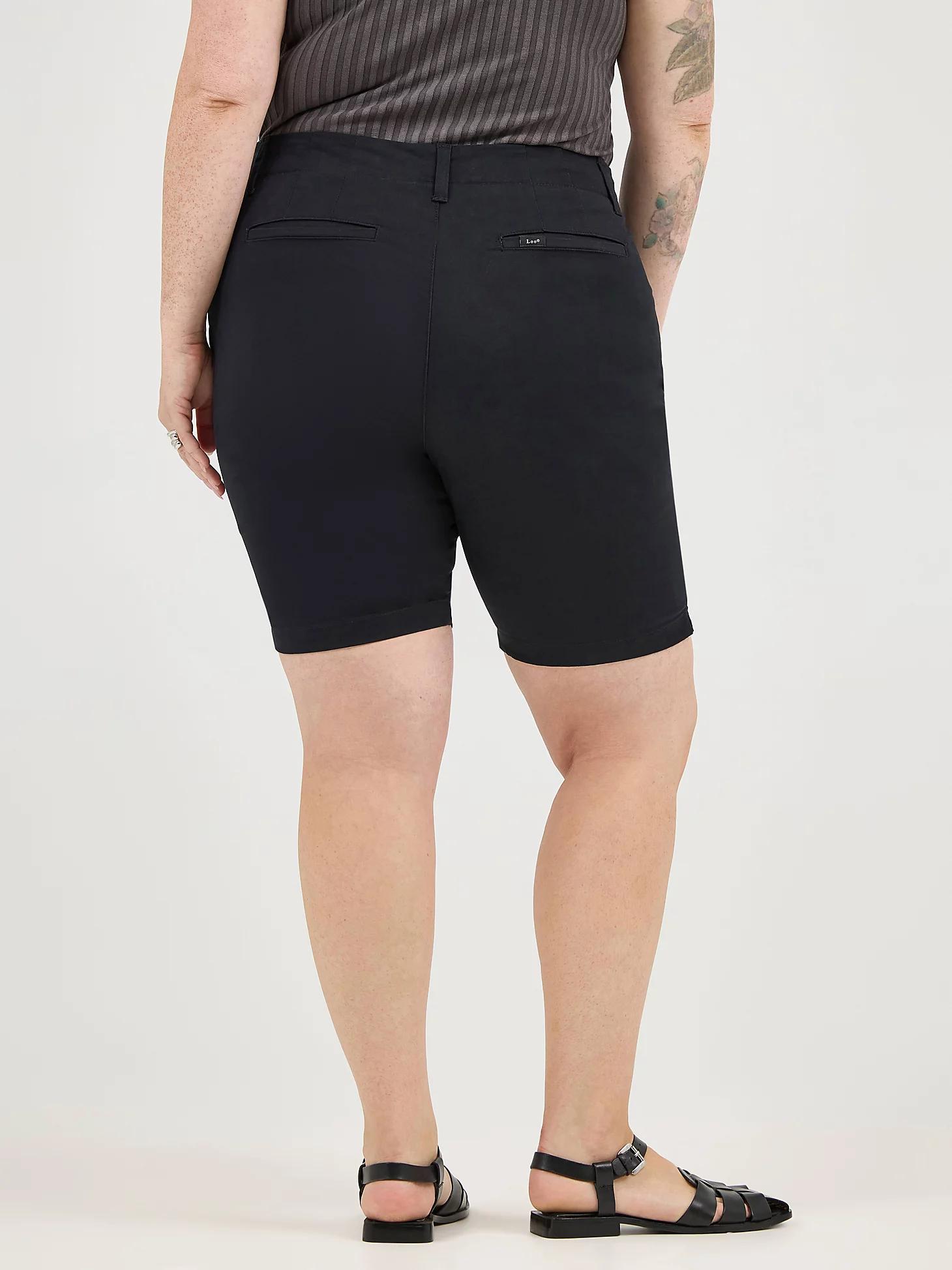 Women's Legendary Denim Chino Bermuda (Plus) | Women's Shorts | Lee® Product Image