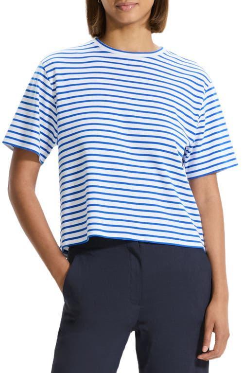 Womens Boxy Striped T-Shirt Product Image