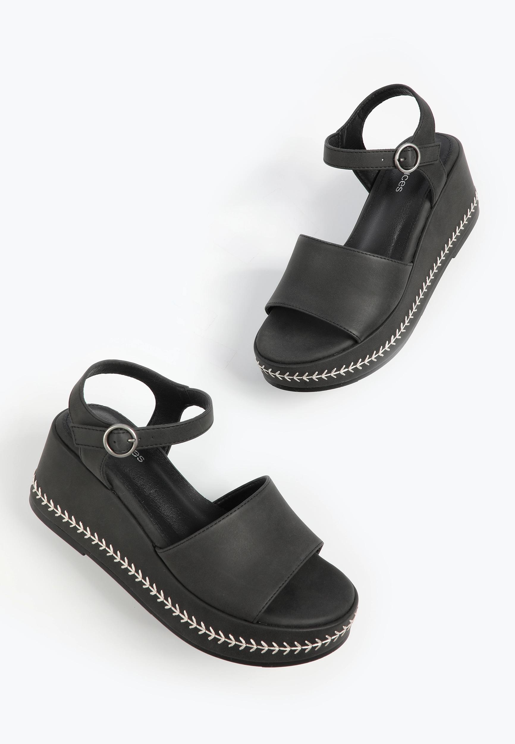 SuperCush Erin Whipstitch Wedge Product Image