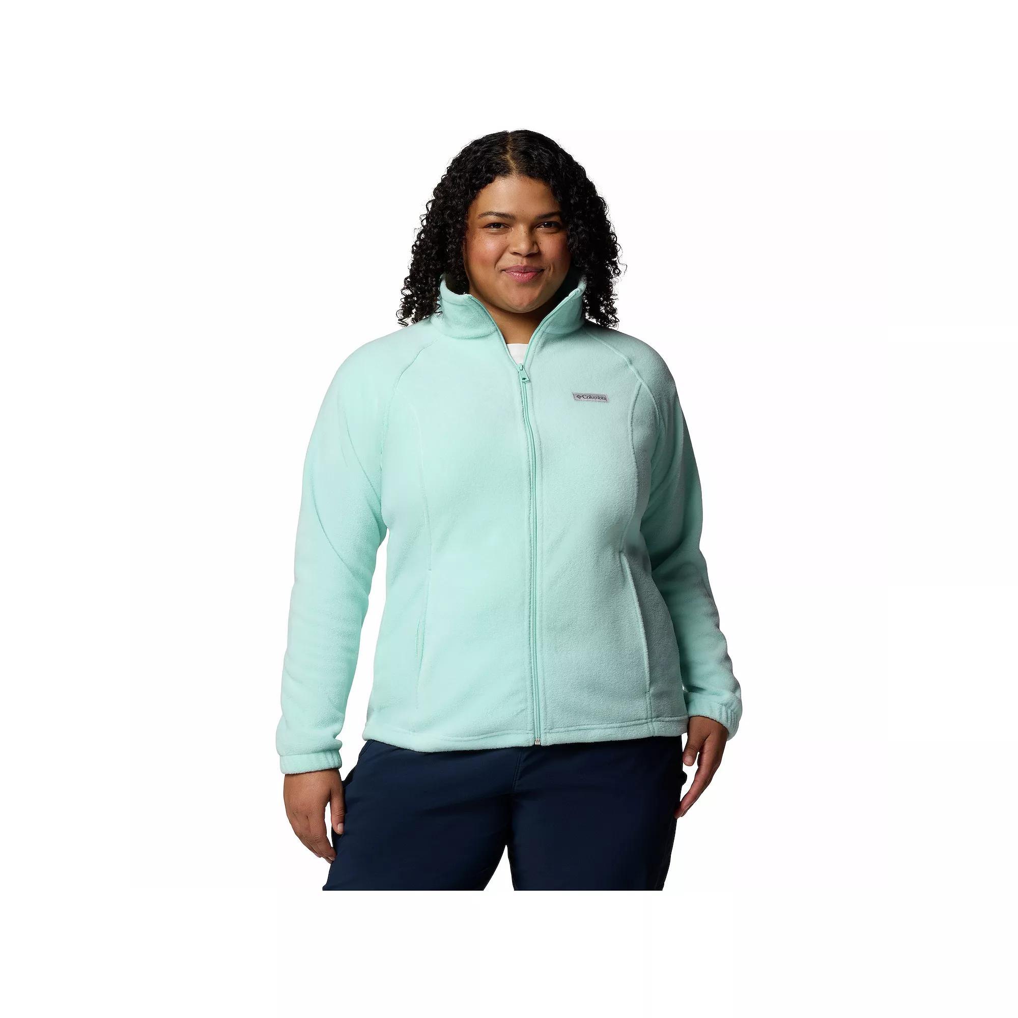 Plus Size Columbia Benton Springs Full-Zip Fleece Jacket, Women's, Size: 2XL, Spray Product Image