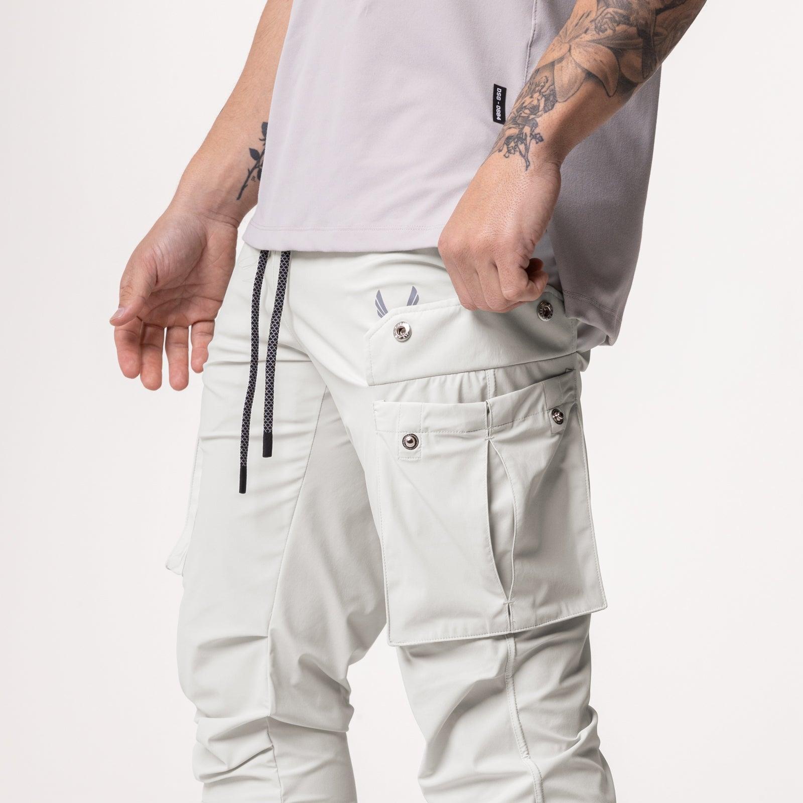 0437. Tetra-Lite® Cargo High Rib Jogger - Stone Reflective Male Product Image