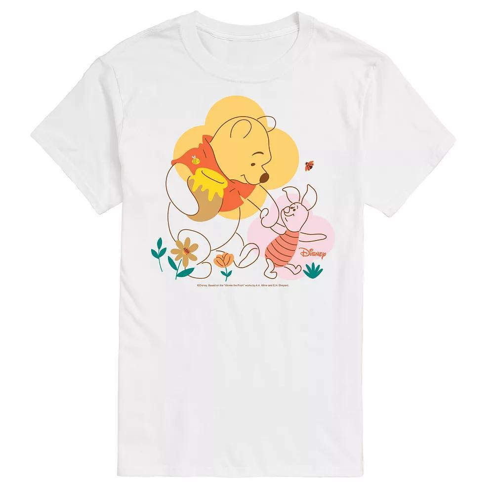 Disney's Winnie the Pooh Big & Tall Pooh And Piglet Graphic Tee, Men's,  Product Image