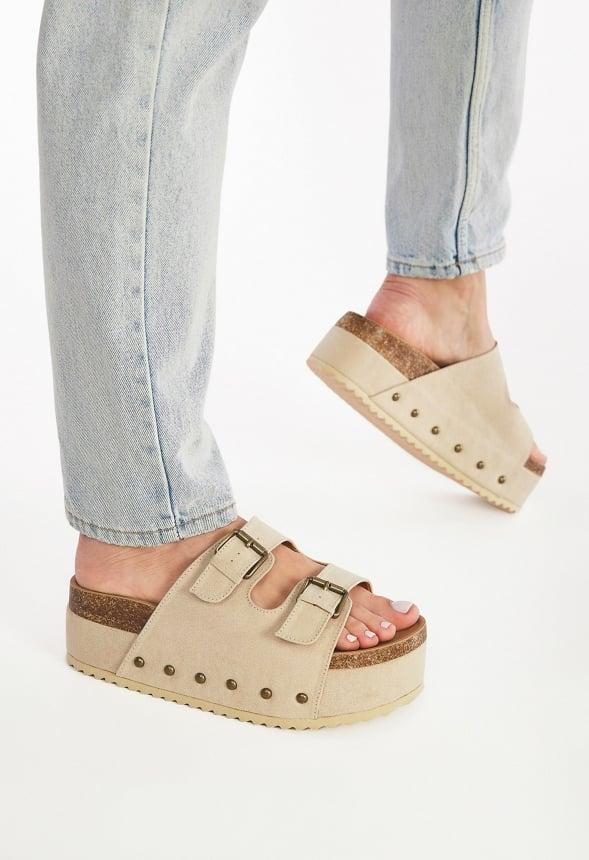 Abbie Platform Slide Sandal Product Image