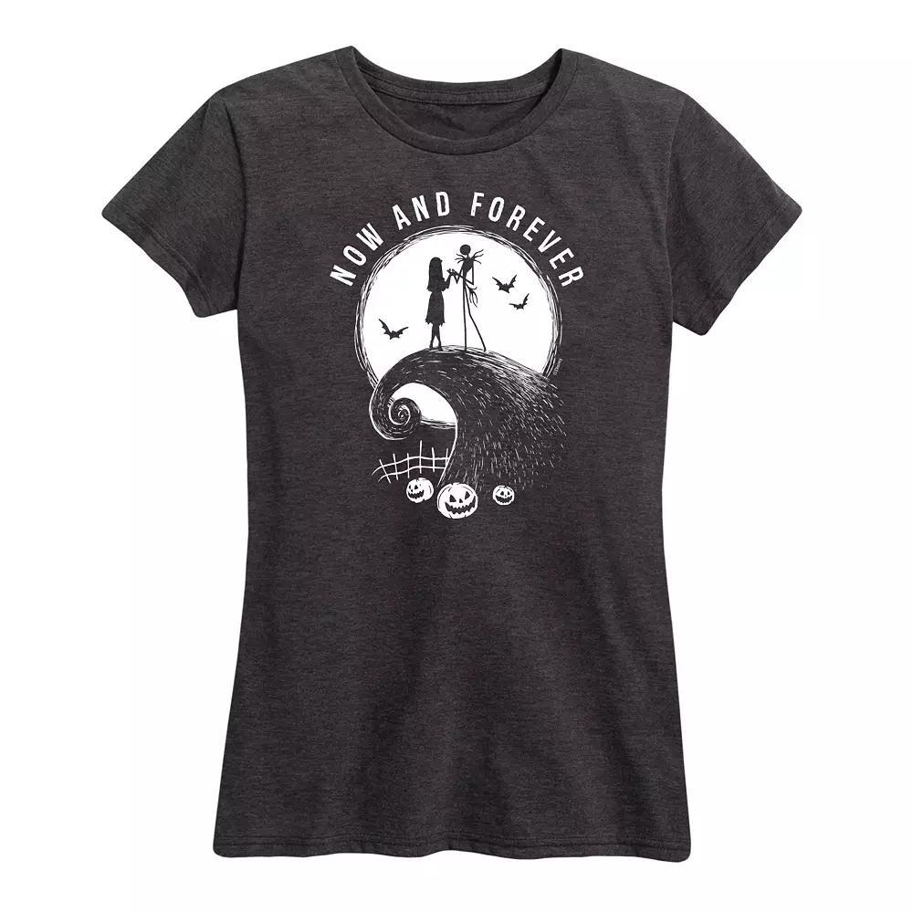 Disney's Nightmare Before Christmas Women's Now and Forever Graphic Tee, Girl's,  Product Image