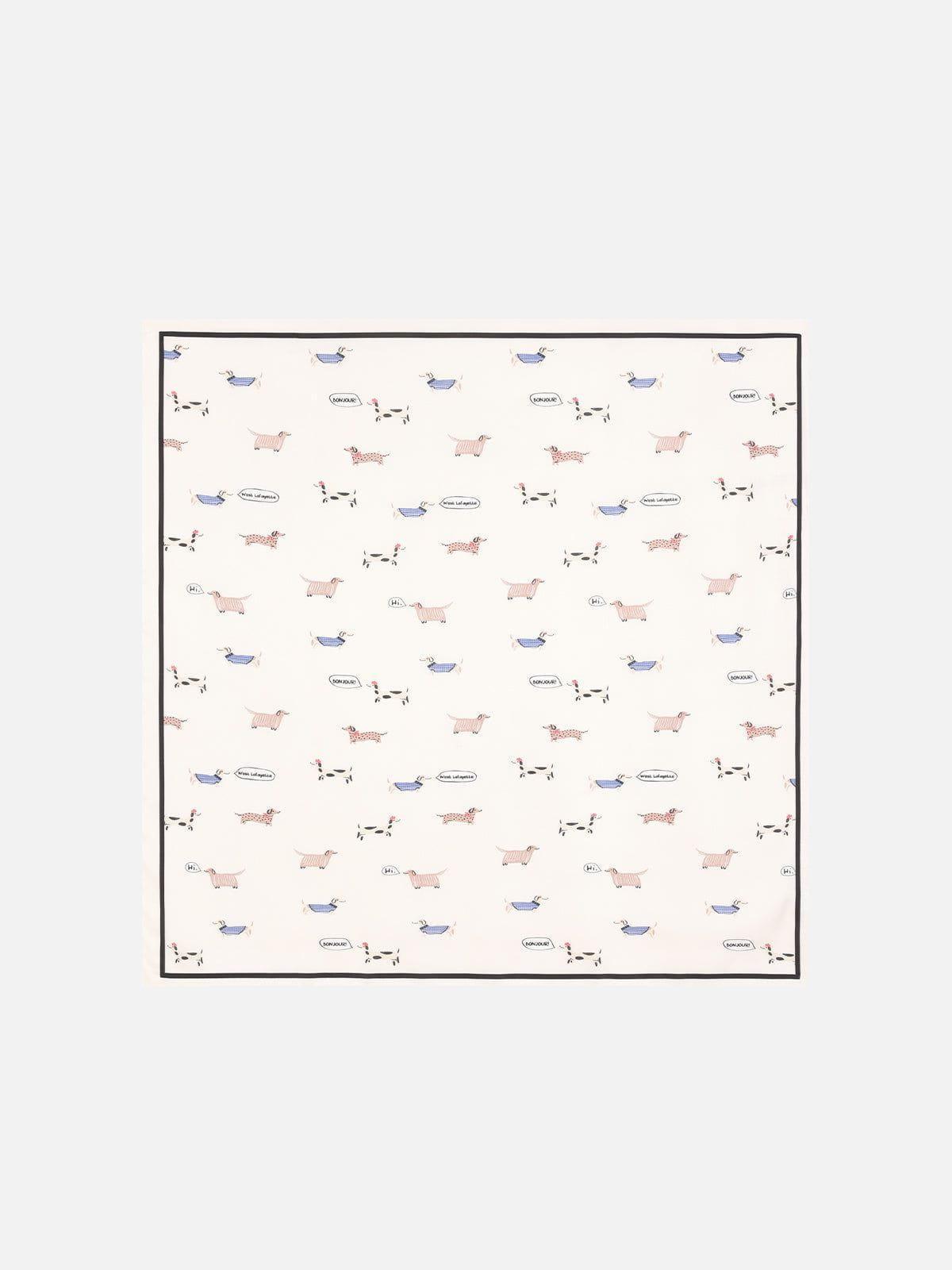 Animal Print Square Scarf Product Image