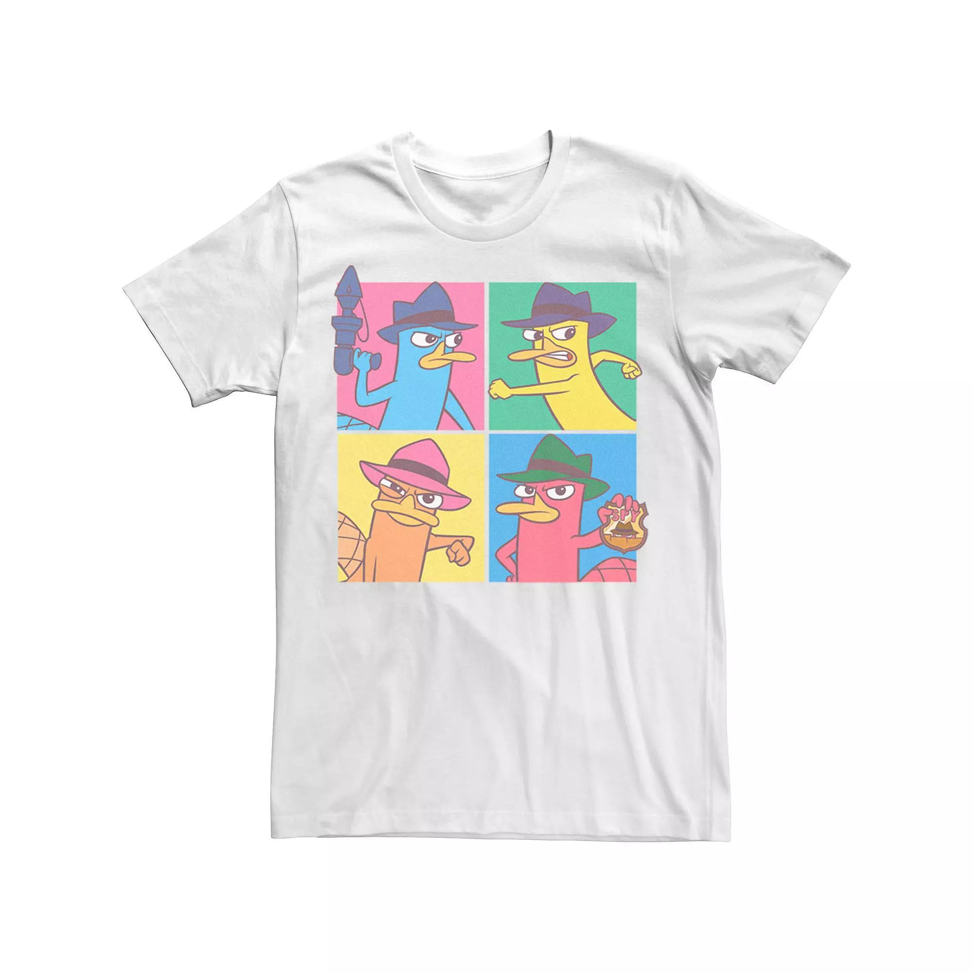 Disney's Phineas And Ferb Agent P Pop Box Up Men's Tee,  Product Image