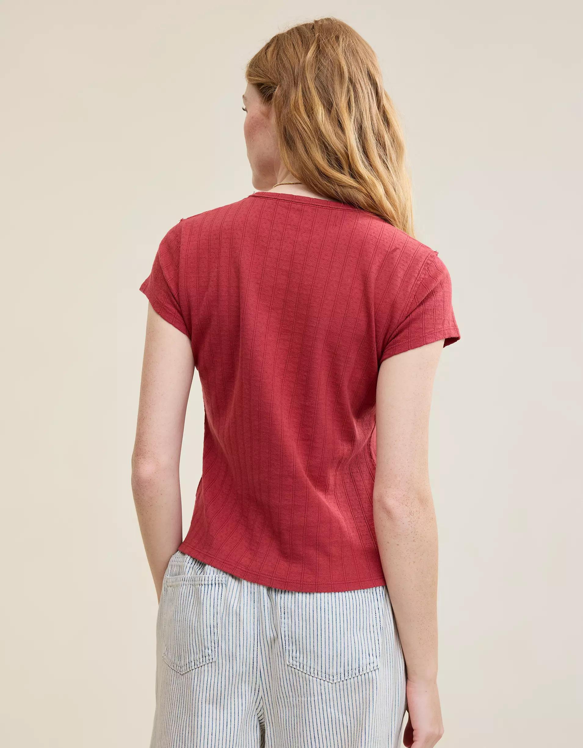 Aerie Pointelle Vintage T-Shirt Product Image
