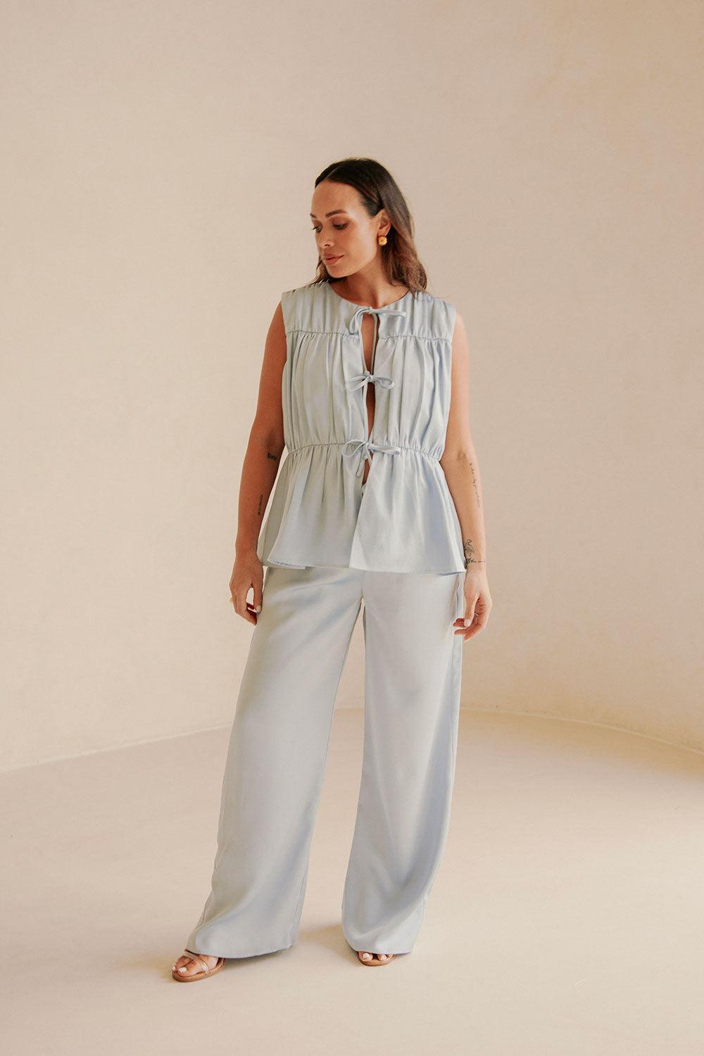 Juliette Top - Blue Product Image