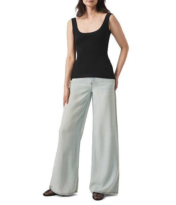 Splendid Faye Knit Scoop Neck Sleeveless Tank Top Product Image