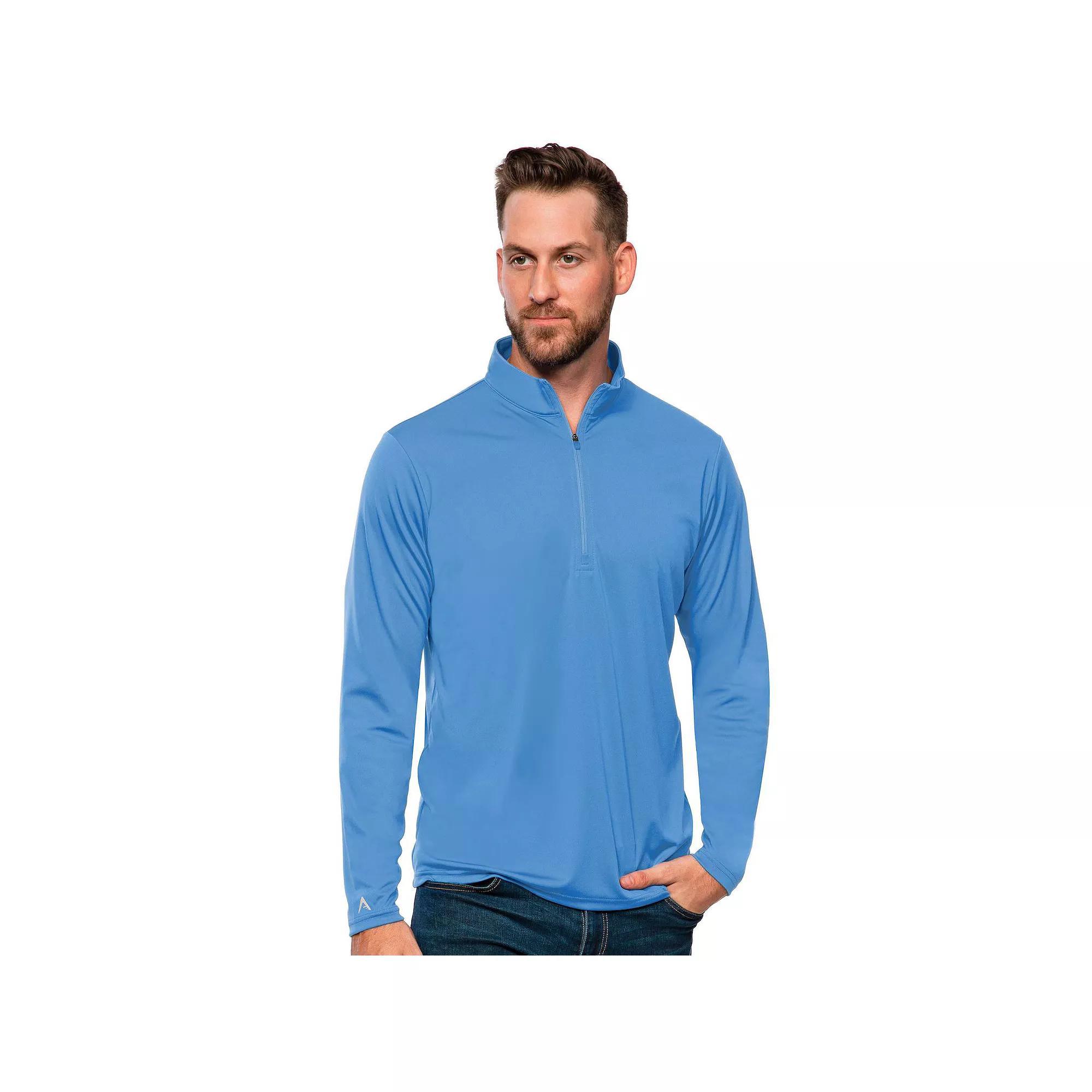 Men's Antigua Blank Tribute Quarter Zip Pullover,  Product Image