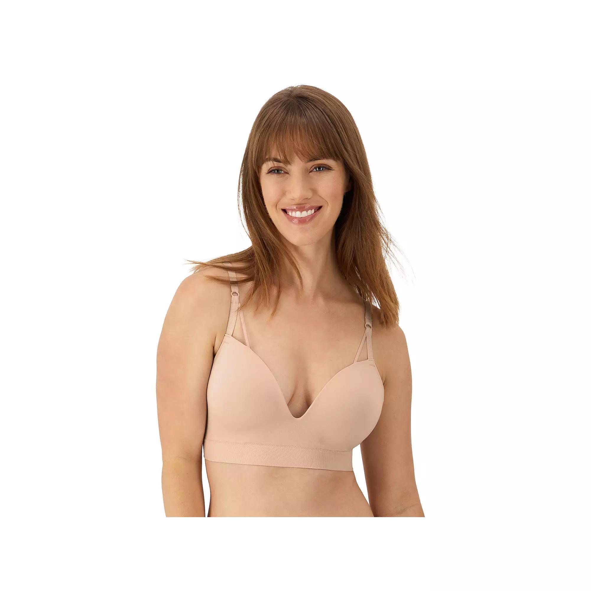 Women's Maidenform Seamless Sweetheart Wireless Bra DM2330, Size: Small, Sandshell Product Image