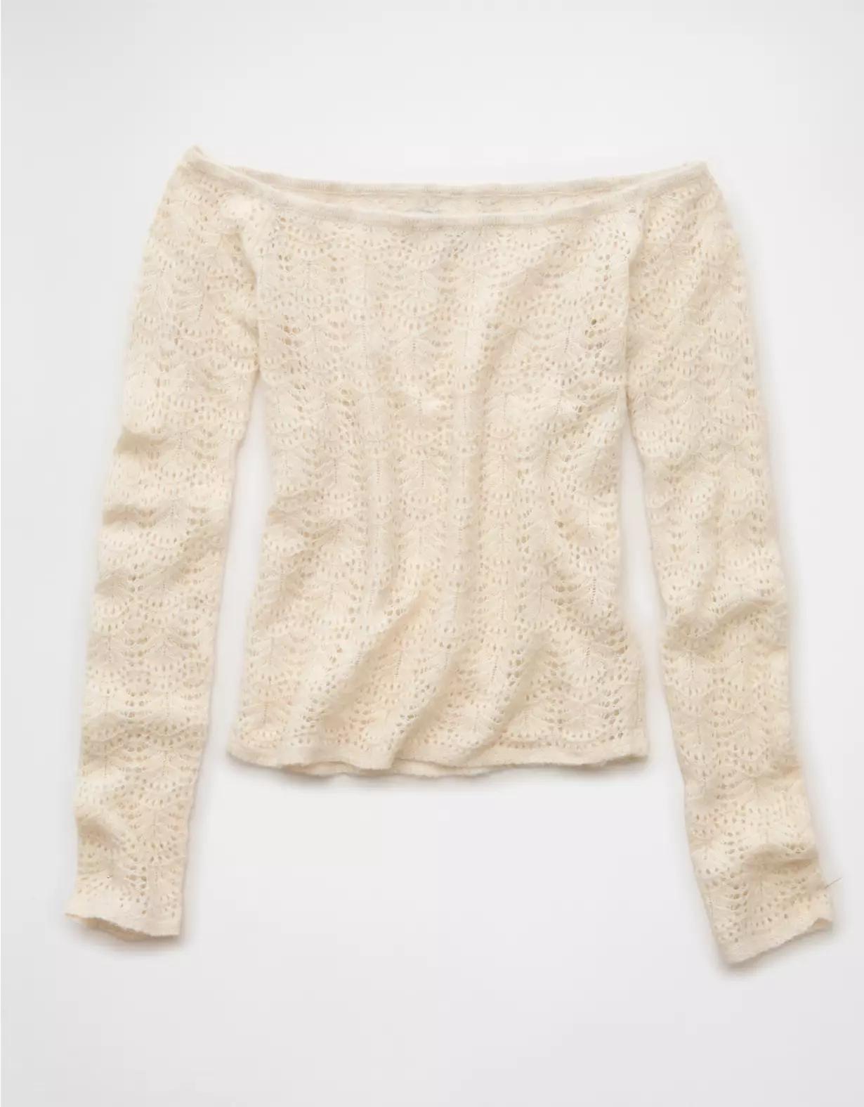 AE Off-The-Shoulder Sweater  Product Image