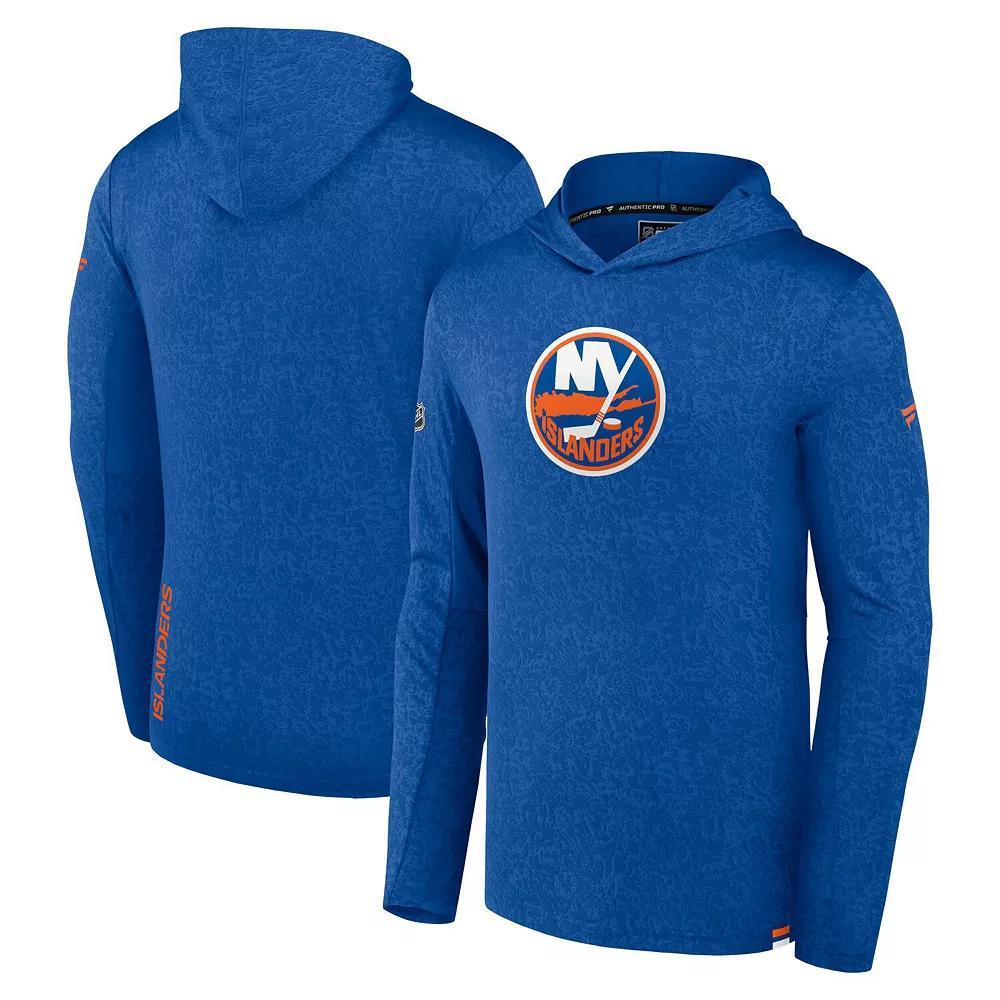 Mens Fanatics Branded Royal New York Islanders Authentic Pro Lightweight Pullover Hoodie Product Image